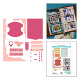 Spellbinders Torn Edges with Tag Etched Dies by Esther Glas - S7-298