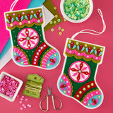 Spellbinders Festive Stocking Etched Dies by Lolli & Grace