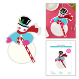 Spellbinders Festive Snowman Etched Dies by Lolli & Grace