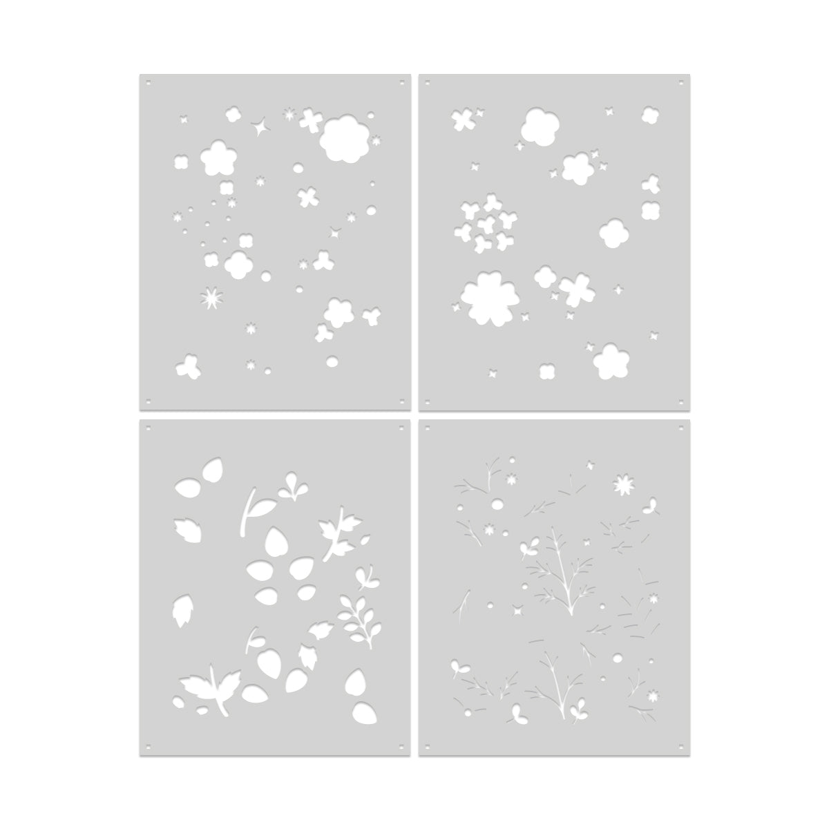 Hero Arts Color Layering Meadow Blooms Stencils