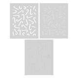 Hero Arts Candy Cane Toss Up Stencil from the Candy Cane Season Collection