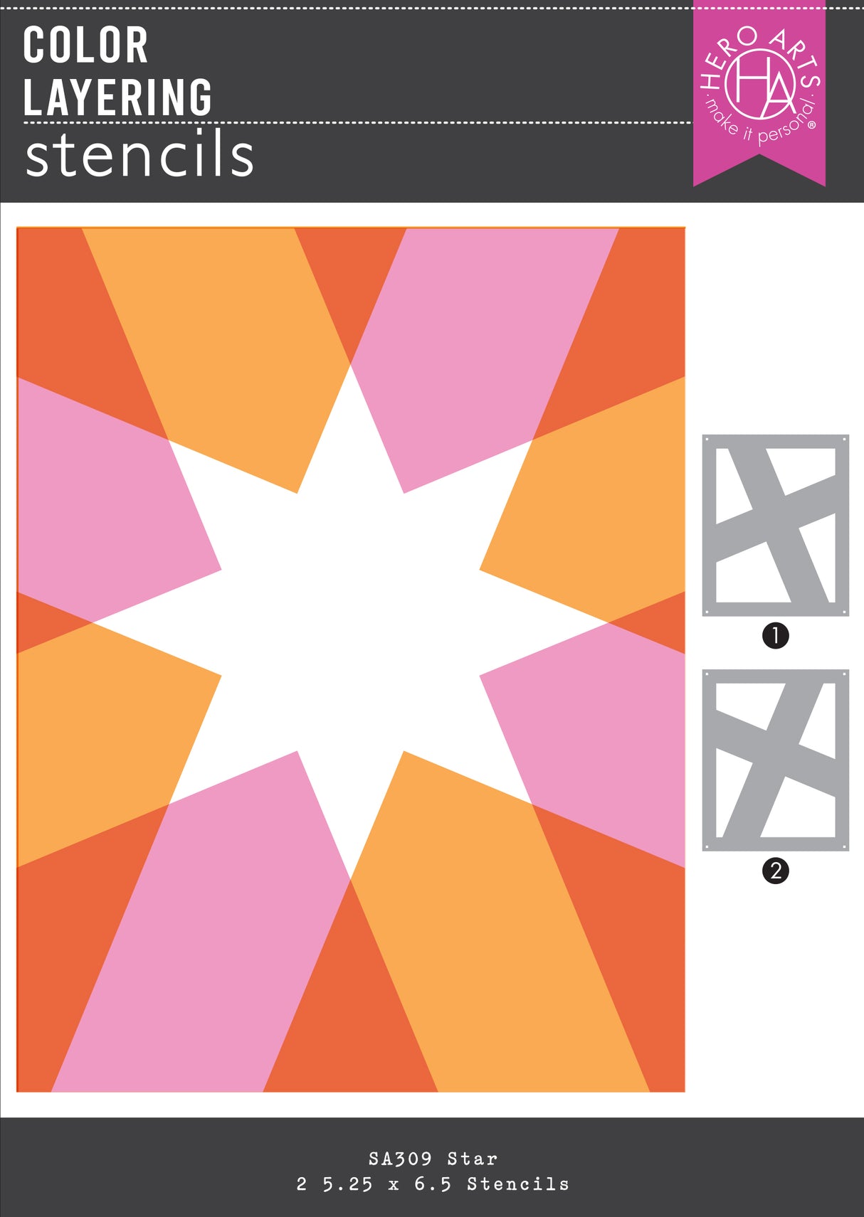 Hero Arts Color Layering Star Stencils from the Very Merry Collection