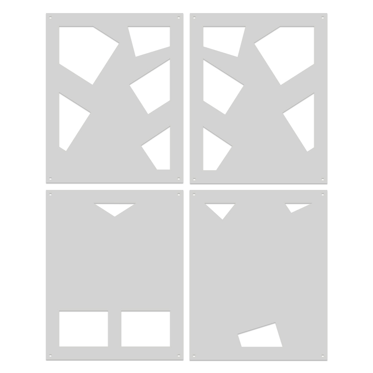 Hero Arts Color Layering Tree Stencils from the Very Merry Collection