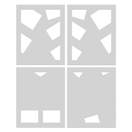 Hero Arts Color Layering Tree Stencils from the Very Merry Collection