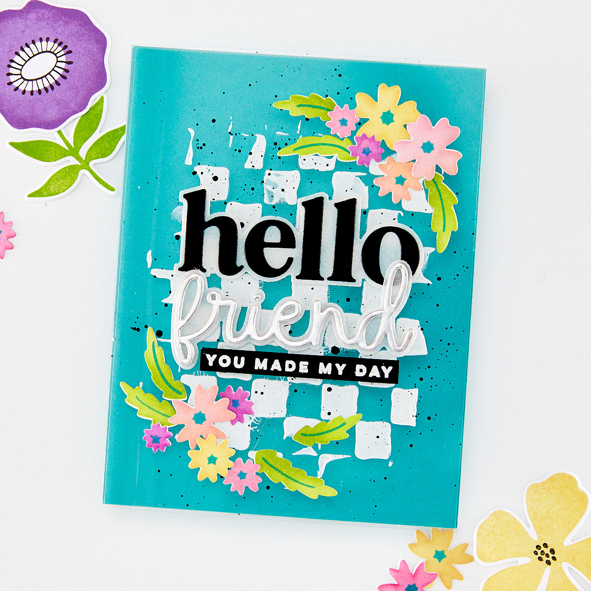 Hero Arts Bitty Floral Layering Stencils