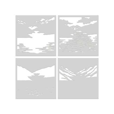 Hero Arts Lake of Legends Stencil Set
