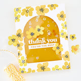 Hero Arts Floral Frame Layering Stencil Set