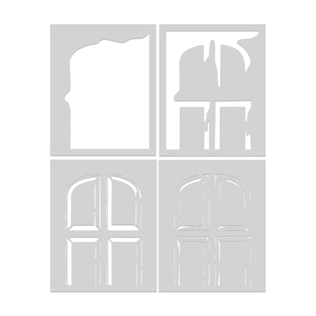 Hero Arts Front Door Layering Stencil Set