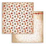 Stamperia Scrapbooking Pad 10 sheets cm 30,5x30,5 (12"x12") Maxi Background selection - Gear up for Christmas SBBL157