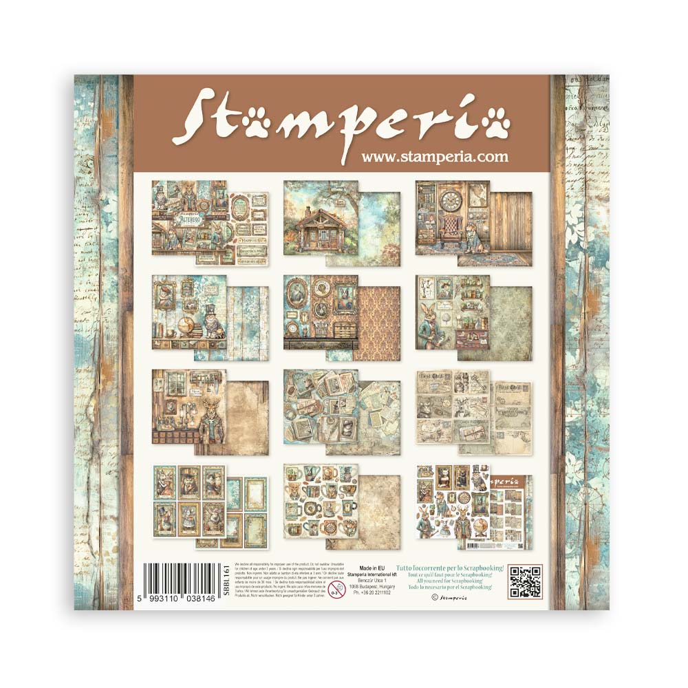 Stamperia Scrapbooking Pad 10 sheets cm 30,5x30,5 (12"x12") - Alterego