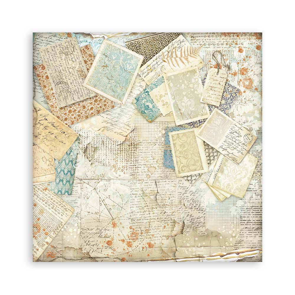 Stamperia Scrapbooking Pad 10 sheets cm 30,5x30,5 (12"x12") Maxi Background selection - Alterego