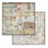 Stamperia Art of Travelling 12x12 Inch Paper Pack (SBBL164)