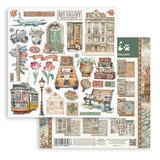 Stamperia Art of Travelling 12x12 Inch Paper Pack (SBBL164)