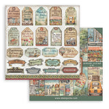 Stamperia Art of Travelling 12x12 Inch Paper Pack (SBBL164)