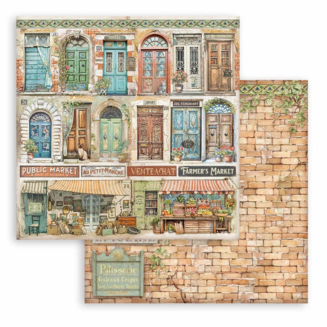 Stamperia Art of Travelling 12x12 Inch Paper Pack (SBBL164)