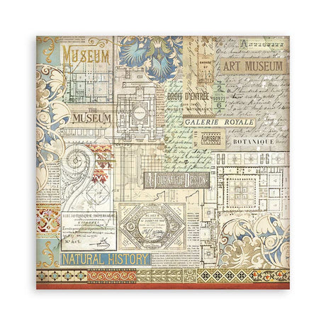 Stamperia Art of Travelling 12x12 Inch Paper Pack (SBBL164)