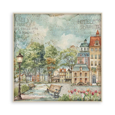Stamperia Art of Travelling 12x12 Inch Paper Pack (SBBL164)