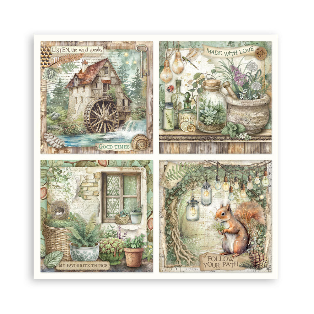 Stamperia Herbarium Silvae 12×12 Paper Pack (SBBL179)