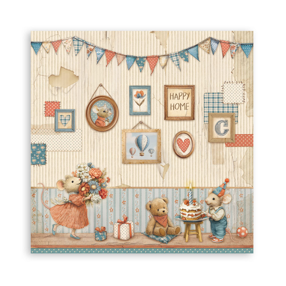 Stamperia Family 12×12 Inch Paper Pack (SBBL181)