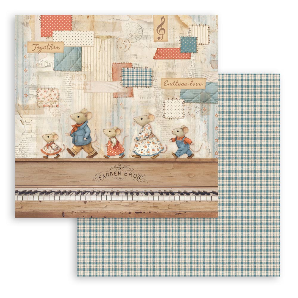 Stamperia Family 12×12 Inch Paper Pack (SBBL181)