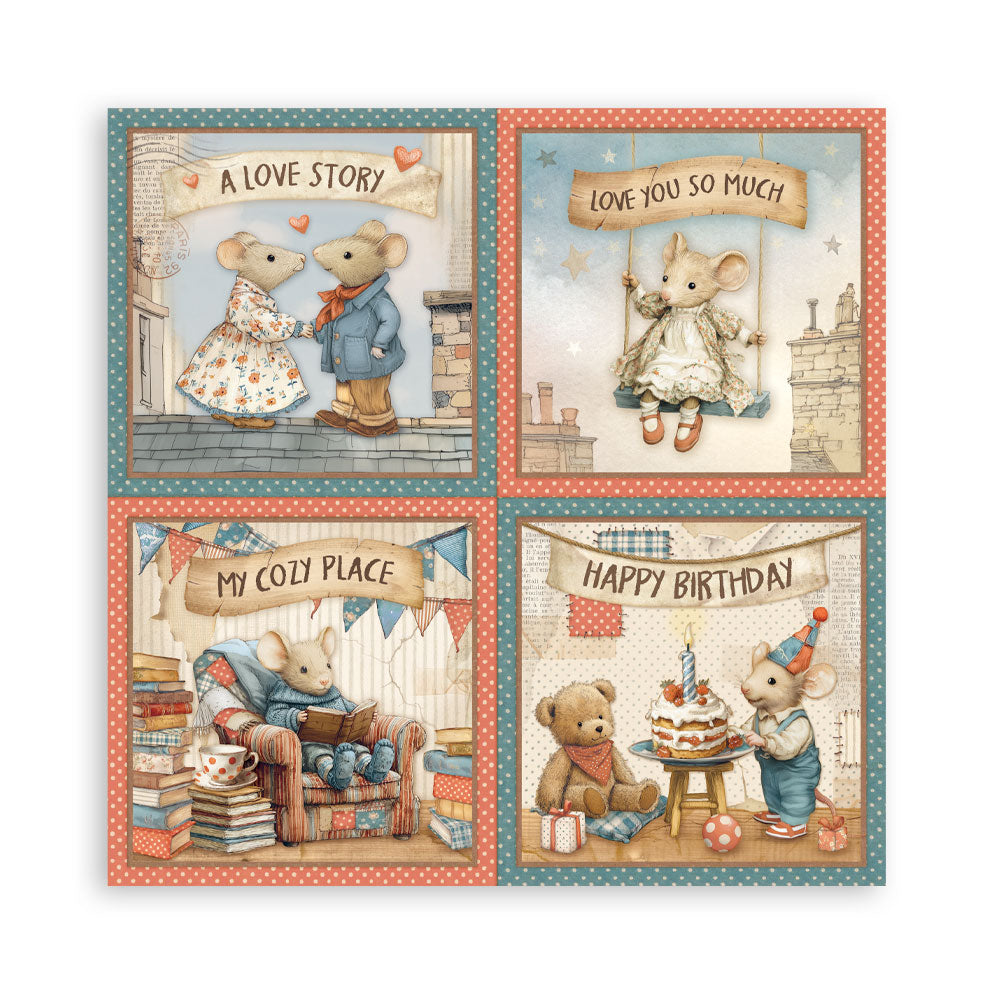 Stamperia Family 12×12 Inch Paper Pack (SBBL181)