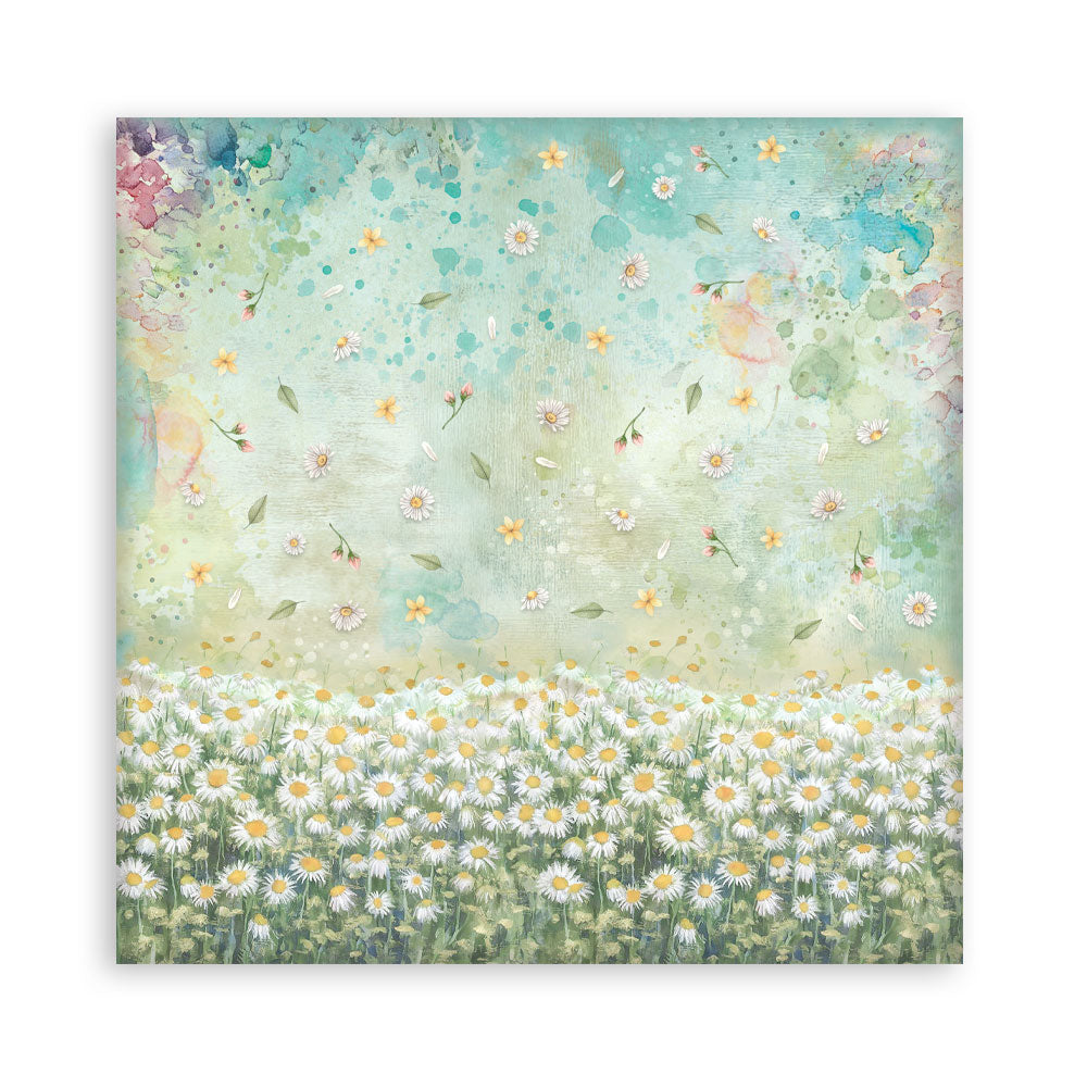 Stamperia Daisy Art 12x12 Inch Paper Pack (SBBL182)