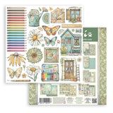 Stamperia Daisy Art 12x12 Inch Paper Pack (SBBL182)