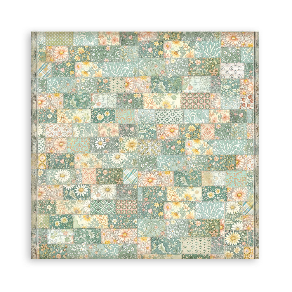 Stamperia Daisy Art 12x12 Inch Paper Pack (SBBL182)
