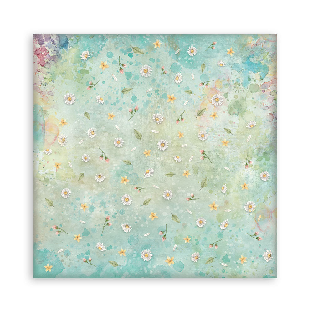 Stamperia Daisy Art 12x12 Inch Paper Pack Maxi Background Selection (SBBL183)