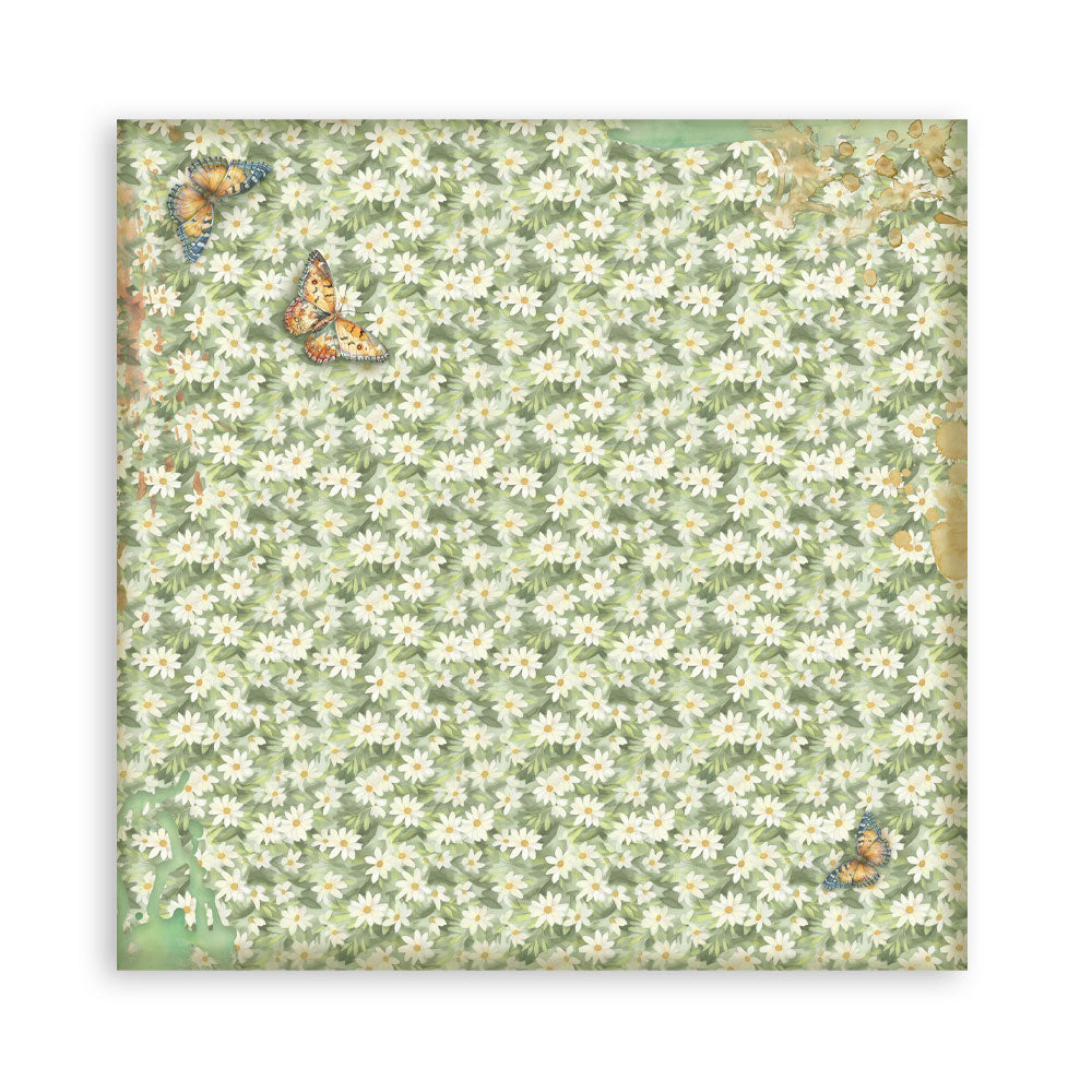 Stamperia Daisy Art 12x12 Inch Paper Pack Maxi Background Selection (SBBL183)