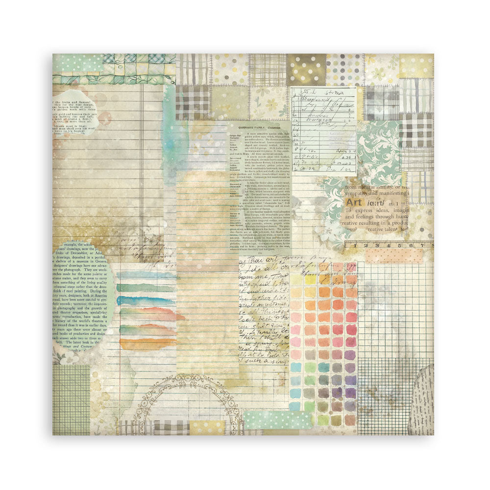 Stamperia Daisy Art 12x12 Inch Paper Pack Maxi Background Selection (SBBL183)