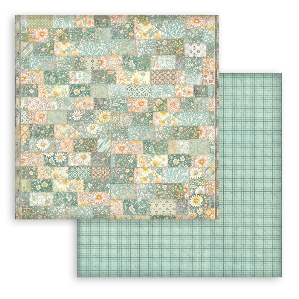 Stamperia Daisy Art 12x12 Inch Paper Pack Maxi Background Selection (SBBL183)