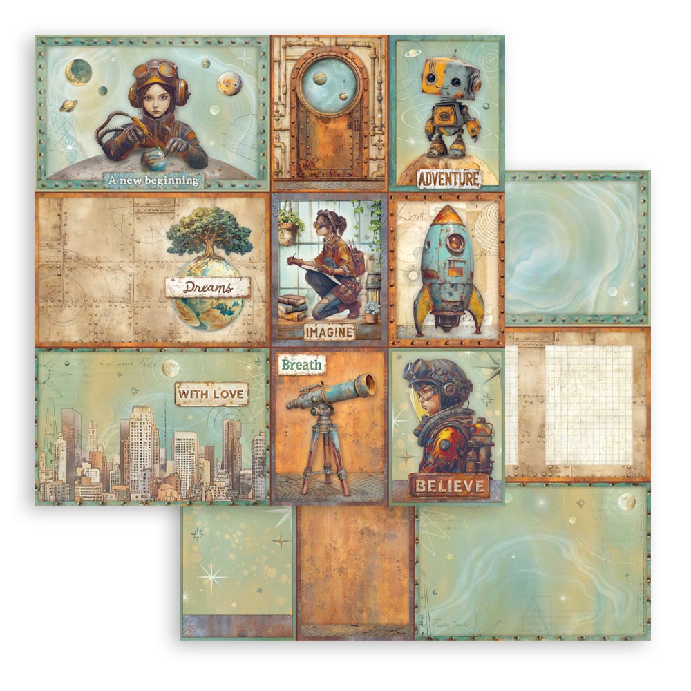 Stamperia A New Beginning 12x12 Inch Paper Pack Double Face (SBBL184)