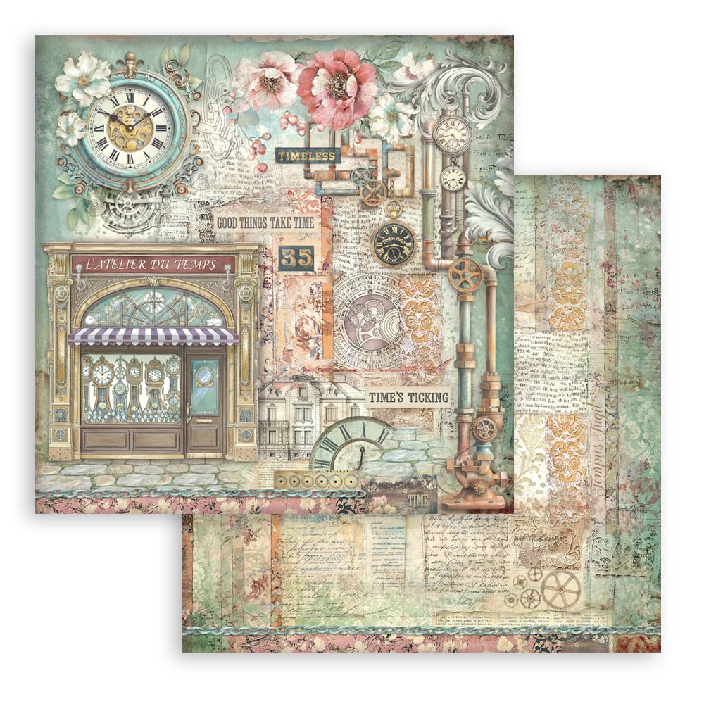 Stamperia Gardens of Time 12x12 Paper Pack (SBBL185)