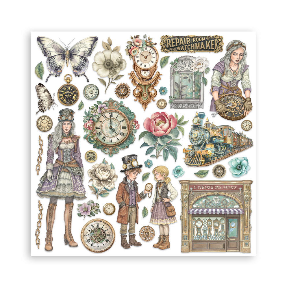 Stamperia Gardens of Time 12x12 Paper Pack (SBBL185)