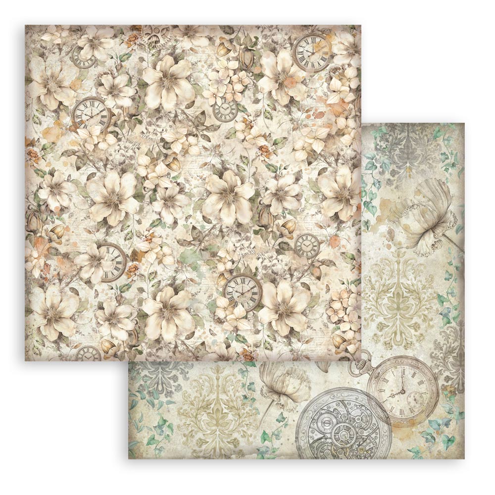 Stamperia Gardens of Time 12x12 Maxi Background (SBBL186)