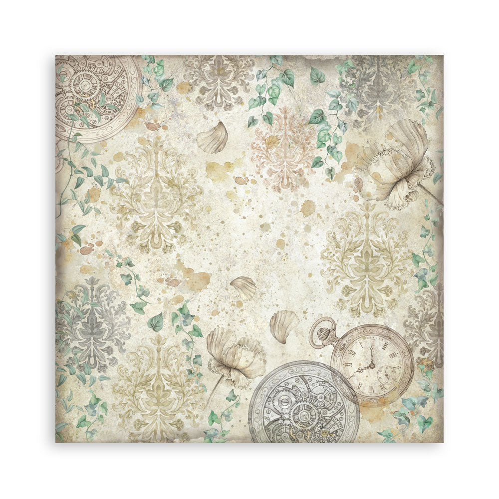 Stamperia Gardens of Time 12x12 Maxi Background (SBBL186)