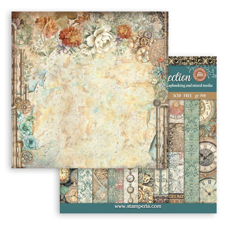 Stamperia Gardens of Time 12x12 Maxi Background (SBBL186)