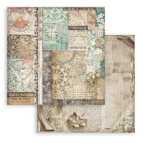 Stamperia Gardens of Time 12x12 Maxi Background (SBBL186)