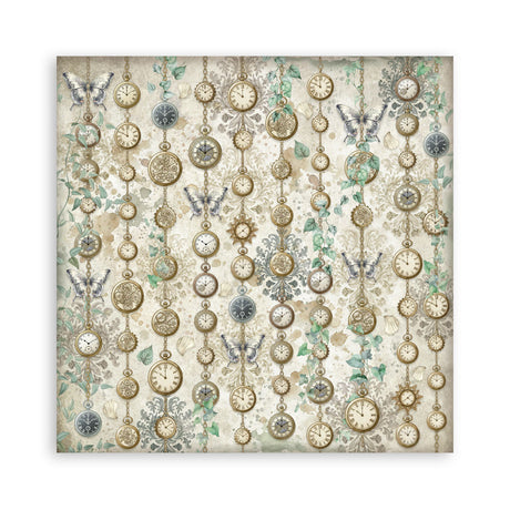 Stamperia Gardens of Time 12x12 Maxi Background (SBBL186)