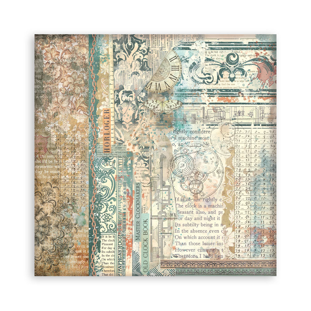Stamperia Gardens of Time 12x12 Maxi Background (SBBL186)