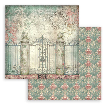 Stamperia Gardens of Time 12x12 Maxi Background (SBBL186)