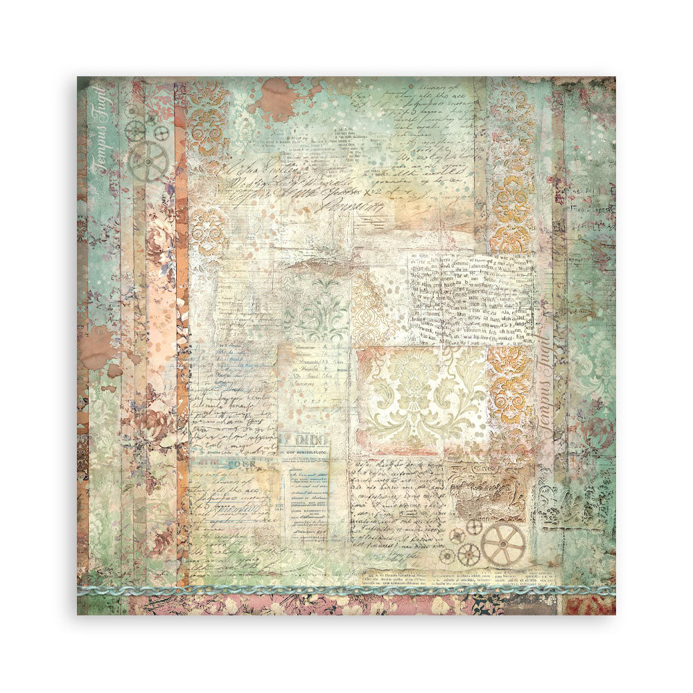 Stamperia Gardens of Time 12x12 Maxi Background (SBBL186)
