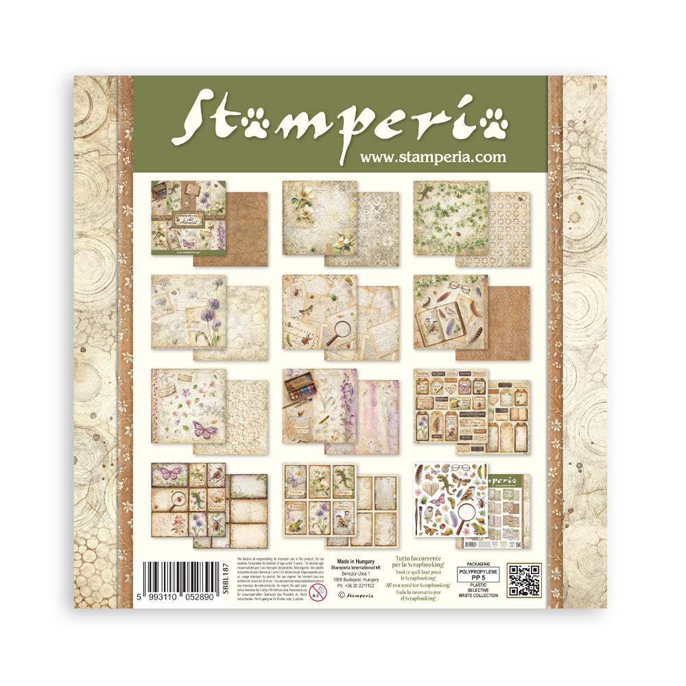 Stamperia All Around 12x12 Inch Paper Pack (SBBL187)