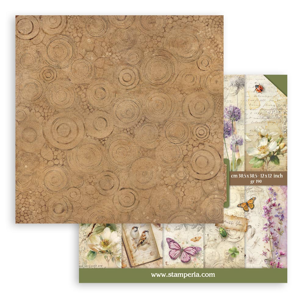 Stamperia All Around 12x12 Inch Paper Pack (SBBL187)