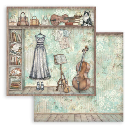 Stamperia Symphony 12x12 Inch Paper Pack by Sara Alcobendas (SBBL188)