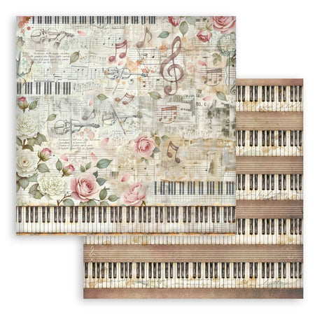 Stamperia Symphony 12x12 Inch Paper Pack Maxi Background Selection by Sara Alcobendas (SBBL189)