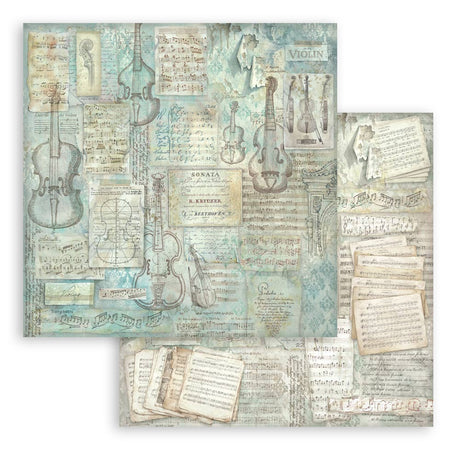 Stamperia Symphony 12x12 Inch Paper Pack Maxi Background Selection by Sara Alcobendas (SBBL189)