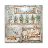 Stamperia White Christmas 12 x 12 Inch Paper Pack by Cristina Radovan - SBBL190