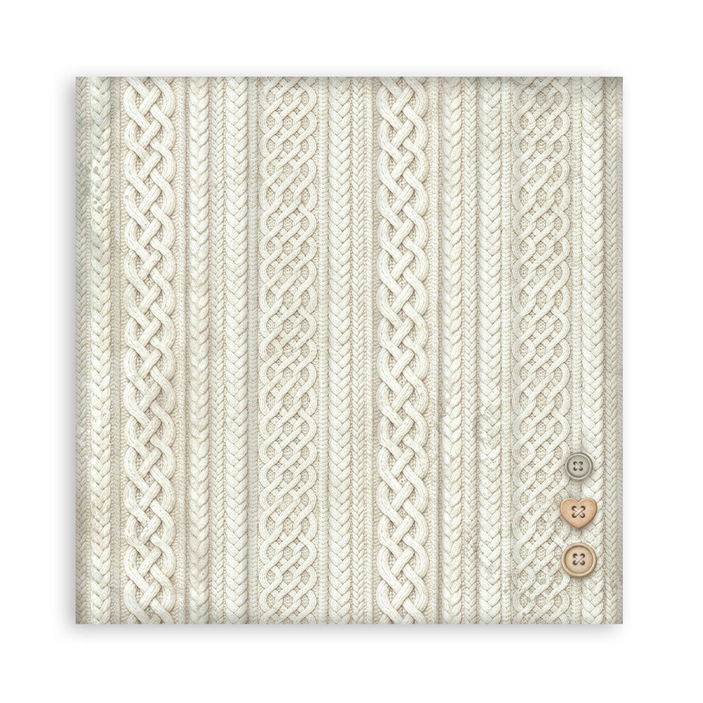 Stamperia White Christmas 12 x 12 Inch Paper Pack by Cristina Radovan - SBBL190